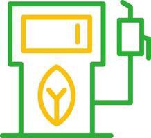 Eco petrol pump Creative Icon Design vector