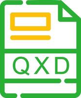 qxdd creativo icono diseño vector