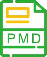 PMD Creative Icon Design vector