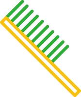 Hair Comb Creative Icon Design vector