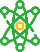 Atom Creative Icon Design vector