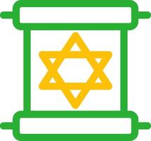 Scroll torah Creative Icon Design vector