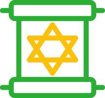 Scroll torah Creative Icon Design vector