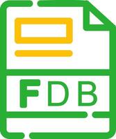 FDB Creative Icon Design vector