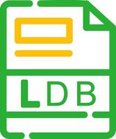 LDB Creative Icon Design vector