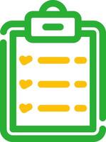 Line Two Color Design vector