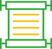 Parchment Creative Icon Design vector