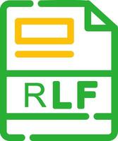 RLF Creative Icon Design vector