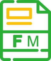 FM Creative Icon Design vector