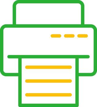 Printer Creative Icon Design vector