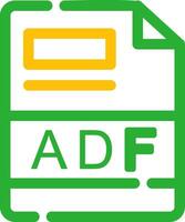 ADF Creative Icon Design vector