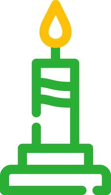 Candle Creative Icon Design