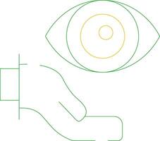 Primary Eye Care Creative Icon Design vector