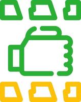 Hand Creative Icon Design vector