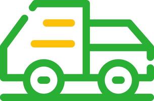 Garbage Truck Creative Icon Design vector