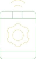 Smart Setting Creative Icon Design vector