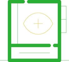 Optometric Guidelines Creative Icon Design vector