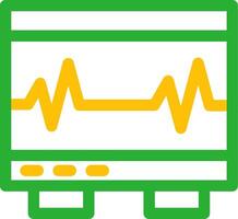 Electrocardiogram Creative Icon Design vector