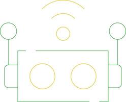 Smart Robotic Creative Icon Design vector