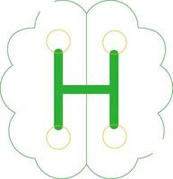 Humanoid Robot Creative Icon Design vector
