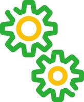 Gears Creative Icon Design vector