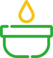 Aromatic Candle Creative Icon Design vector