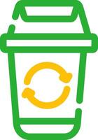 Trash Recycle Creative Icon Design vector