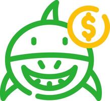 Loan Shark Creative Icon Design vector