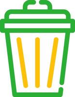 Trash Can Creative Icon Design vector