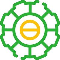 Segmented Process Creative Icon Design vector