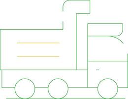 Dump Truck Creative Icon Design vector