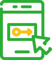 Landing Page Creative Icon Design vector