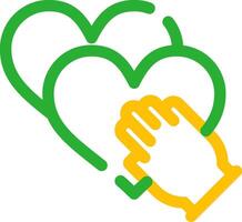 Make a Pledge Creative Icon Design vector
