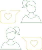 Friendship Creative Icon Design vector