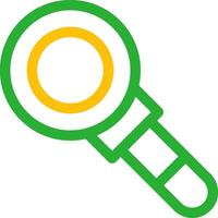 Magnifying Glass Creative Icon Design vector