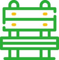 Bench Creative Icon Design vector