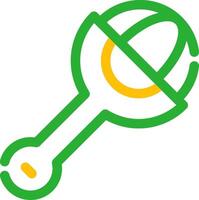 Line Two Color Design vector