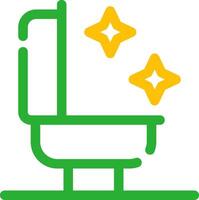 Bathroom Cleaning Creative Icon Design vector