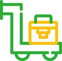 Trolley Creative Icon Design vector