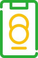 Line Two Color Design vector