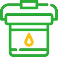 Paint Bucket Creative Icon Design vector