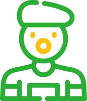 Mime Creative Icon Design vector