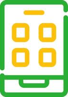 Mobile App Creative Icon Design vector