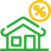 Home Mortgage Creative Icon Design vector