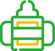 Line Two Color Design vector