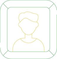 Portrait Creative Icon Design vector