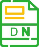 DN Creative Icon Design vector