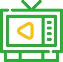 Watching TV Creative Icon Design vector