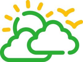 Good Weather Creative Icon Design vector