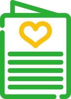 Line Two Color Design vector